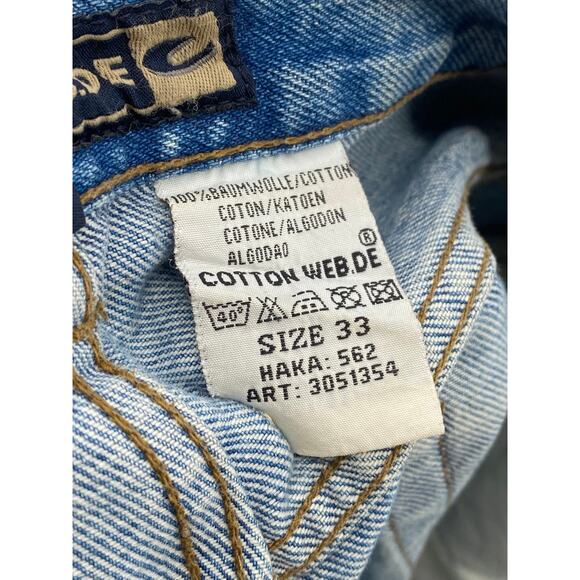 COTTON WEB.DE Men's Vintage Denim Regular-Fit Bermuda Shorts SZ 33 - Picture 10 of 12